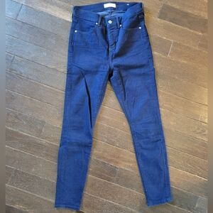 Like new Loft dark wash slim jeans, sz 27/4